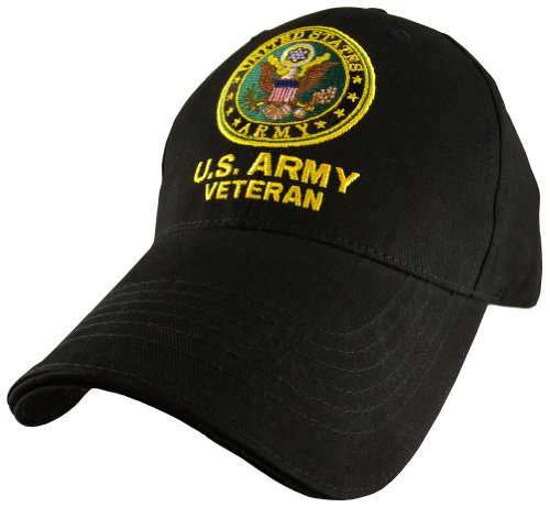 Eagle Crest U.S. Army Veteran cap , Black , Adjustable