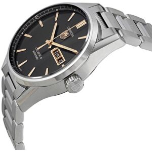 Tag Heuer Carrera Calibre 5 Black Dial Stainless Steel Mens Watch WAR201CBA0723