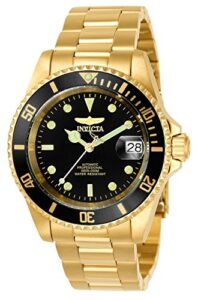 invicta men's 8929ob pro diver analog display japanese automatic gold watch