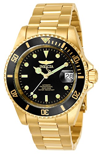 Invicta Men's 8929OB Pro Diver Analog Display Japanese Automatic Gold Watch