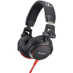 sony dj style headphones red