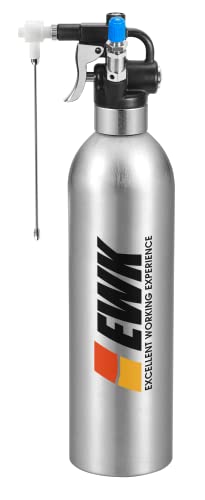 EWK Patented Aluminum Refillable Aerosol Spray Can, Pneumatic Compressed Air Sprayer for Lubrication and Anti-Rust