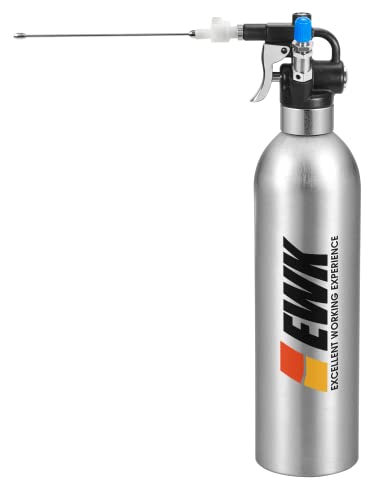 EWK Patented Aluminum Refillable Aerosol Spray Can, Pneumatic Compressed Air Sprayer for Lubrication and Anti-Rust
