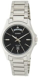 casio classic silver watch mtp1370d-1a1