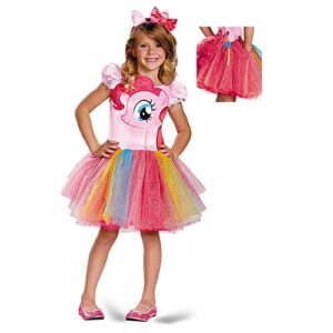 disguise pinkie pie tutu prestige costume size 4/6, pink,blue