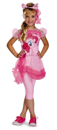 Hasbro's My Little Pony Pinkie Pie Classic Girls Costume, Medium/7-8