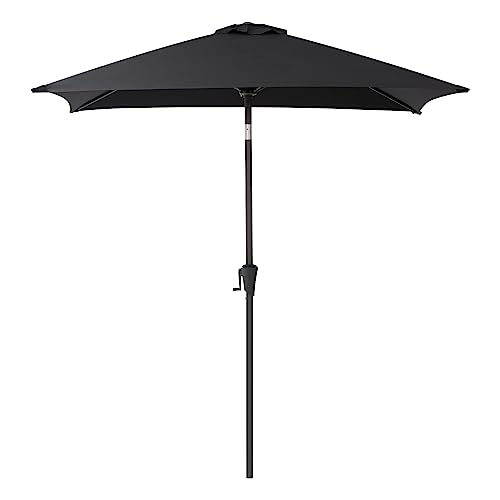 CorLiving PPU-300-U Patio Umbrella, Black