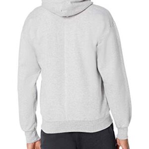 Hanes Men's Full Zip Ultimate Heavyweight Hoodie, Light Steel, Medium