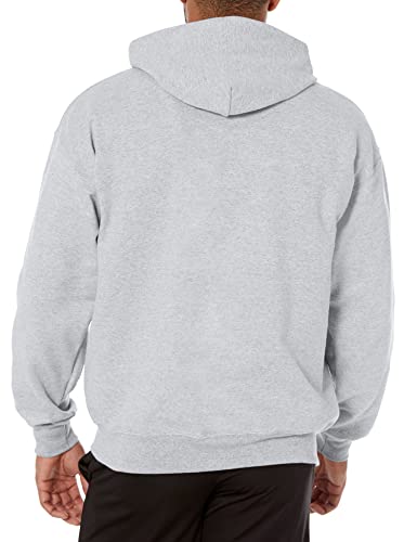 Hanes Men's Full Zip Ultimate Heavyweight Hoodie, Light Steel, Medium