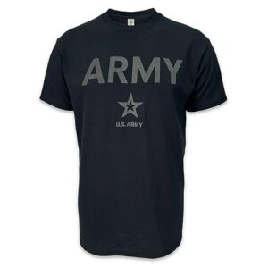 army reflective pt tshirt - lg