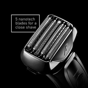 Panasonic ARC5 Electric Razor for Men with Pop-Up Trimmer, Wet/Dry 5-Blade Electric Shaver with Intelligent Shave Sensor and Multi-Flex Pivoting Head – ES-LV65-S (Silver)