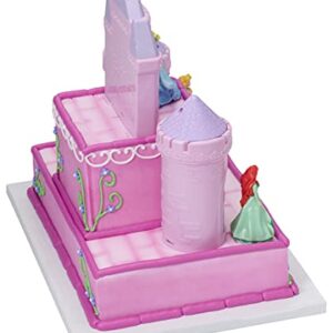 DECOPAC Disney Princess Happily Ever After Signature DecoSet Cake Topper, 4.8" L x 2.5" W x 6" H, Pink