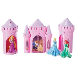 DECOPAC Disney Princess Happily Ever After Signature DecoSet Cake Topper, 4.8" L x 2.5" W x 6" H, Pink