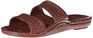 surf ware brown rubber sandal, hawaiian classics slide slipper (8)