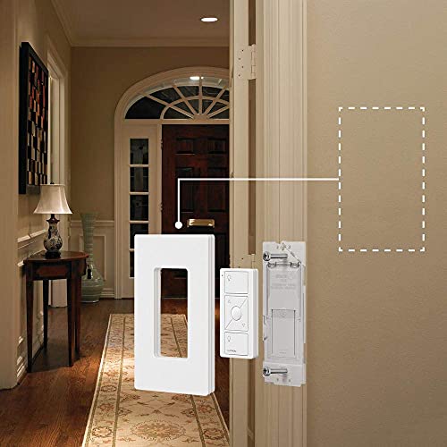 Lutron Caseta Wall Plate Bracket for Pico Smart Remote | PICO-WBX-ADAPT,White