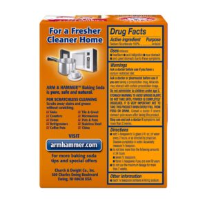 Arm & Hammer Pure Baking Soda, 8oz, Pack of 2