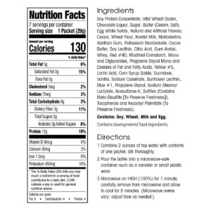WonderSlim Protein Cake Mix, Double Chocolate, 130 Calories, 12g Protein (7ct)