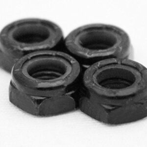 4 Axle Nuts for Skateboard Longboard Trucks - Full Set of Dimebag Truck Lock Nuts 5/16 (Standard)