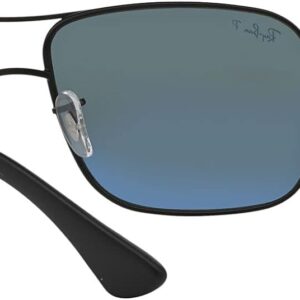 Ray-Ban Men's Rb3516 Metal Square Sunglasses