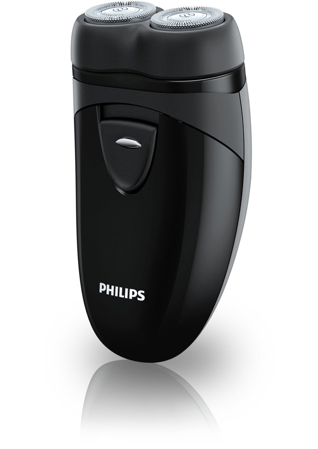 Norelco Travel Men's Shaver with Close-Cut Technology and Independent Floating Heads, Self-Sharpening Blades, 2 x AA Batteries Included by Philips