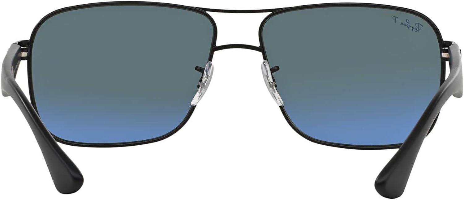 Ray-Ban Men's Rb3516 Metal Square Sunglasses