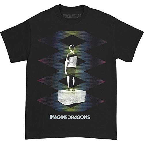 Bravado Men's Imagine Dragons Zig Zag T-Shirt , Black , Medium