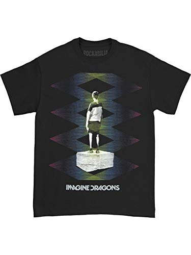 Bravado Men's Imagine Dragons Zig Zag T-Shirt , Black , Medium