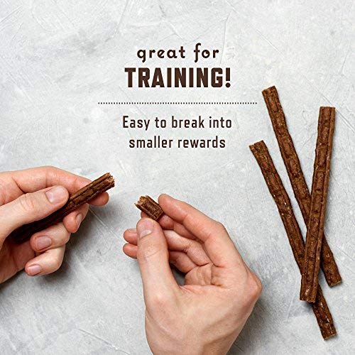 Rocco & Roxie - Jerky Dog Treats Made in USA – Puppy Supplies - Healthy Treats for Potty Training - High Value Real Meat Slow Roasted Snacks for Small, Medium and Large Dogs and Puppies - Soft Chews