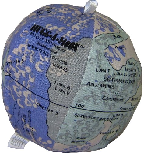 Hugg-A-Planet Earth, Moon, and Mars 3 Piece - Soft Plush Globe for Learning, for Kids Teens Adults, for Teachers and Parents, Educational Toy