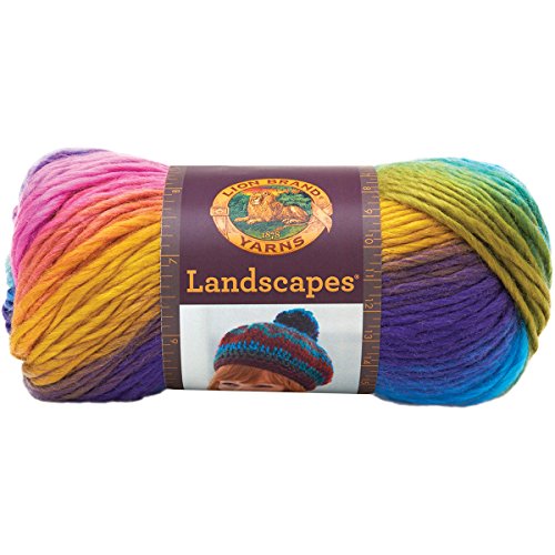 Lion Brand Yarn Landscapes Yarn, Multicolor Yarn for Knitting, Crocheting Yarn, 1-Pack, Boardwalk