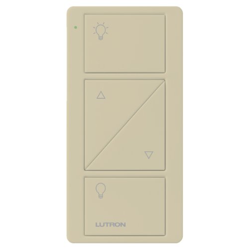 Lutron Pico Smart Remote Control for Caseta Smart Dimmer Switch, 2-Button with Raise/Lower, PJ2-2BRL-GIV-L01, Ivory