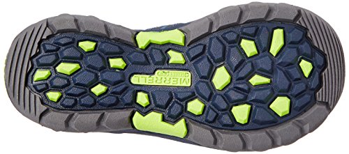 Merrell Hydro Sport Sandal, Navy/Green, 9 US Unisex Little Kid