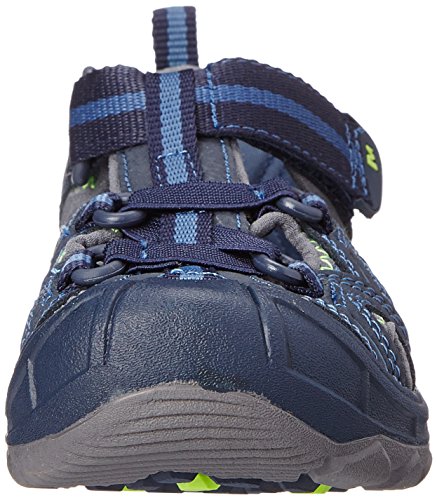 Merrell Hydro Sport Sandal, Navy/Green, 9 US Unisex Little Kid