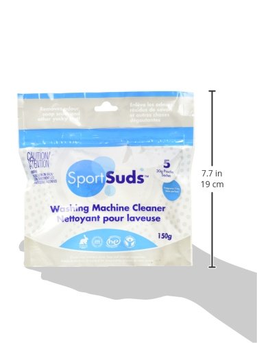 Sport Suds Washing Machine Cleaner, 5 Pouch