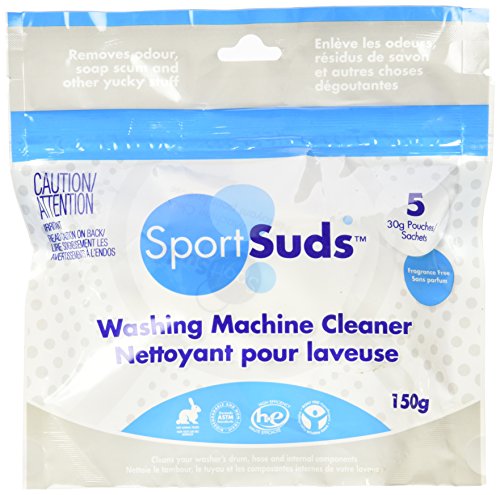 Sport Suds Washing Machine Cleaner, 5 Pouch