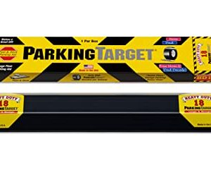 PARKINGTARGET HD-18: Heavy Duty ParkingTarget - Parking Aid Protects Car & Garage Walls, Easy to Install, Peel n Stick, Only 1 Needed per Vehicle, Engineered to Outlast Your Vehicle (1 Pack)