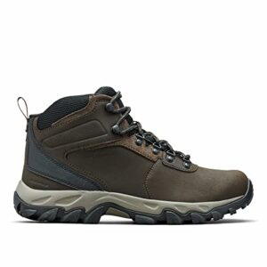 Columbia mens Newton Ridge Plus Ii Waterproof Hiking Boot, Cordovan/Squash, 10 US