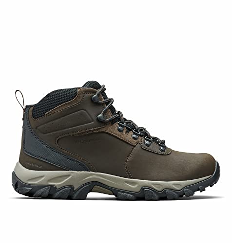 Columbia mens Newton Ridge Plus Ii Waterproof Hiking Boot, Cordovan/Squash, 10 US