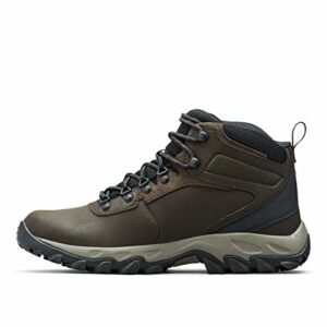 Columbia mens Newton Ridge Plus Ii Waterproof Hiking Boot, Cordovan/Squash, 10 US