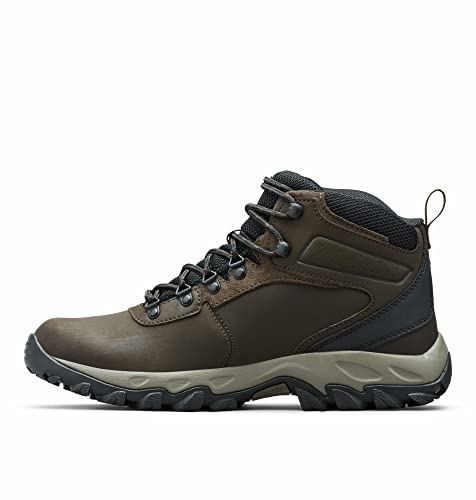 Columbia mens Newton Ridge Plus Ii Waterproof Hiking Boot, Cordovan/Squash, 10 US