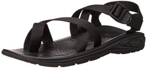 chaco men's z/volv 2 sandal, black, 10 m us