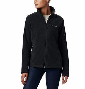 columbia women's fast trek ii jacket, black, 2x plus