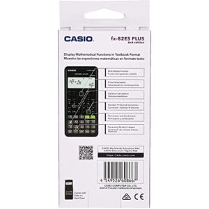 Casio Fx-82es Fx82es Plus Bk Display Scientific Calculations Calculator with 252 Functions