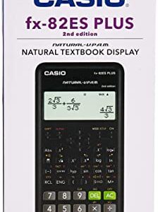 Casio Fx-82es Fx82es Plus Bk Display Scientific Calculations Calculator with 252 Functions