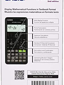 Casio Fx-82es Fx82es Plus Bk Display Scientific Calculations Calculator with 252 Functions