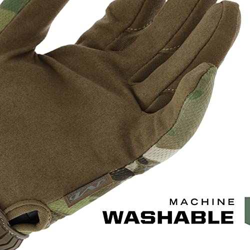 Mechanix Wear: The Original Tactical Work Gloves with Secure Fit, Flexible Grip for Multi-Purpose Use, Durable Touchscreen Safety Gloves for Men (Camouflage - MultiCam, Large)