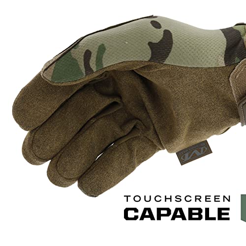 Mechanix Wear: The Original Tactical Work Gloves with Secure Fit, Flexible Grip for Multi-Purpose Use, Durable Touchscreen Safety Gloves for Men (Camouflage - MultiCam, Large)