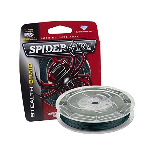 SpiderWire Stealth® Superline, Moss Green, 30lb | 13.6kg, 125yd | 114m Braided Fishing Line, Suitable for Freshwater and Saltwater Environments