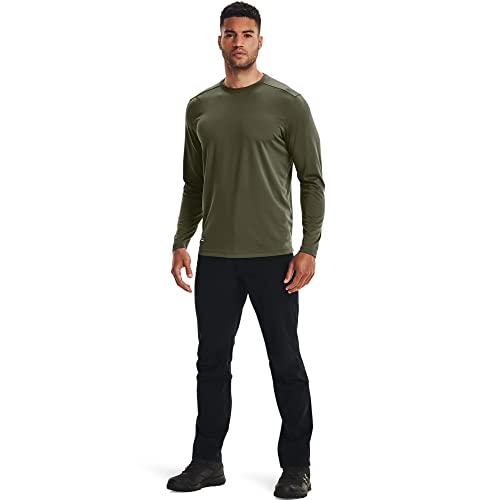 Under Armour Men's Tactical Tech Long-Sleeve Shirt , Marine Od Green (390)/Marine Od Green , X-Large