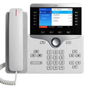 Cisco IP Business Phone 8861, 5-inch WVGA Color Display, Gigabit Ethernet Switch, Class 4 PoE, WLAN Enabled, 2 USB Ports, 10 SIP Registrations, 1-Year Limited Hardware Warranty (CP-8861-K9=)